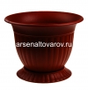 Кашпо напольное пластиковое 15 л 29*28 см коричневое Венеция (07715) (Пятигорск) 