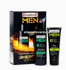 парфюмерный набор мужской Комплимент №1991-2 Энергия успеха (шампунь 200 мл + гель для бритья 80 мл) (Тимекс)