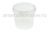 Контейнер-ведро для продуктов пластиковый  1 л круглый без крышки (Беларусь) (131) 