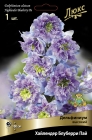 дельфиниум высокий махровый гофрированный Хайлендер Блуберри Пай (в пакете 1 шт) корневищные (Голландия)