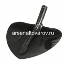 лопата совковая щебеночная рельсовая сталь без черенка S504-3 (КНР)