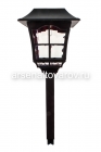 светильник садовый металлический 1 LED 10,5*10,5*37 см Лантерн теплый свет (Еврогарант)