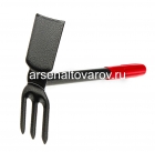 мотыжка комбинированная 29,5 см с металлическим черенком порошковой окраски А3 (Еврогарант)