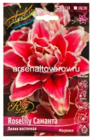 Лилия для выгонки восточная махровая Саманта 16/18 (в пакете 3 шт) цена за пакет луковичные (Голландия)