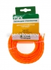 Леска для триммера нейлоновая 3 мм* 15 м крученый квадрат двухкомпонентная Торнадо (Парк) (990667) 