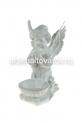 садовая фигура Ангел с чашей на коленях 35*16 см гипс (344) (Россия)