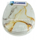 сиденье для унитаза мягкое Мрамор (126) (Гранде)