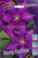 Клематис Лютер Бурбанк (в пакете 2 шт) цена за пакет корневищные (Голландия)