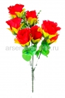цветы искусственные Роза 40 см ( 7 головок) 4 цвета (FY085)
