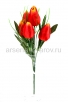 Цветы искусственные Тюльпан 35 см (6 головок) 10 цветов (F49-103)