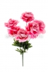 Цветы искусственные Роза 52 см (7 головок) 8 цветов (F49-149)
