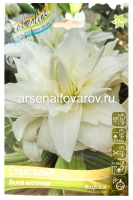 Лилия восточная махровая Стокгольм (в пакете 5 шт) цена за пакет луковичные (Голландия)