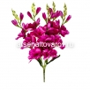 Цветы искусственные Гладиолус 65 см (5 веток) 8 цветов (F49-123)