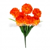 Цветы искусственные Георгин понпонный 53 см (7 головок) (F49-188)
