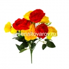 цветы искусственные Камелия 45 см (7 головок) (F49-200)