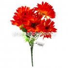 цветы искусственные Георгин 30 см (5 головок) 6 цветов (FP238)