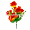 Цветы искусственные Гербера + Азалия 30 см (5 головок) 6 цветов (FP237)