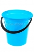 Ведро пластиковое  8 л для пищевых без крышки (04108) голубое (Пятигорск) 