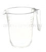 Кружка мерная пластиковая 1 л (09002) прозрачная (Ар-Пласт)