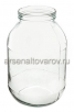 Банка стеклянная для консервирования СКО-1-82  2 л (обычная крышка) (Каменск-Шахтинский) 