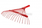 грабли веерные проволочные 18 зубьв без черенка порошковой окраски (Вача)