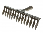грабли витые 14 зубьев рельсовая сталь без черенка (332021) (Парк)