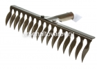 грабли витые 16 зубьев рельсовая сталь без черенка (332022) (Парк)
