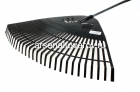грабли веерные 28 зубьев 73*48 см пластиковые с алюминиевым черенком черные Гардения (010824) (Павлово)