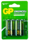 батарейки GP Гринсел АА (пальчиковые) LR06 1.5 V (блистер из 4 шт) (15G-2CR4) 0133 цена за 1 шт