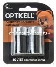 батарейки Оптисел Басик R14 1.5 V (блистер из 2 шт) (2945) цена за 1 шт