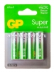 Батарейки GP Супер G-Tech АА (пальчиковые) LR06 1.5 V (блистер из  4 шт) (6274) 