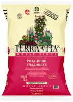 Грунт для роз, пионов, гладиолусов Живая земля 5 л (Терра Вита)