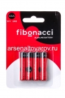 батарейка Фибоначчи ААА (мизинчиковая) LR03 1.5 V алкалиновая (блистер из 4 шт) (FB-LR3-BL4) цена за 1 шт