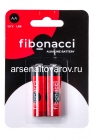 батарейка Фибоначчи АА (пальчиковая) LR06 1.5 V алкалиновая (блистер из 2 шт) (FB-LR6-BL2) цена за 1 шт