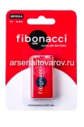 батарейка Фибоначчи 6LR61 (крона) 9 V алкалиновая (блистер из 1 шт) (FB-6LR61-S1)