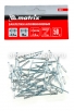Заклепки алюминиевые 3,2*10 мм (уп из 50 шт) (Матрикс) (40625) 
