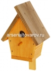 скворечник (домик для птиц) деревянный 24*18*34 см Тип №2 (KA2220) (Россия)