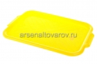 поднос пластиковый 48,4*32,2 см желтый (Ижевск)
