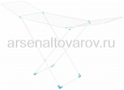 сушилка для белья напольная 18 м (177*53,5*111,5 см) (СБ1Б) белая (Ника)