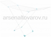 Сушилка для белья напольная 18 м (177*53,5*111,5 см) (СБ1Б) белая (Ника) 