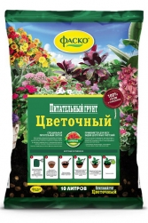 грунт для цветов Цветочный 10 л (Фаско)
